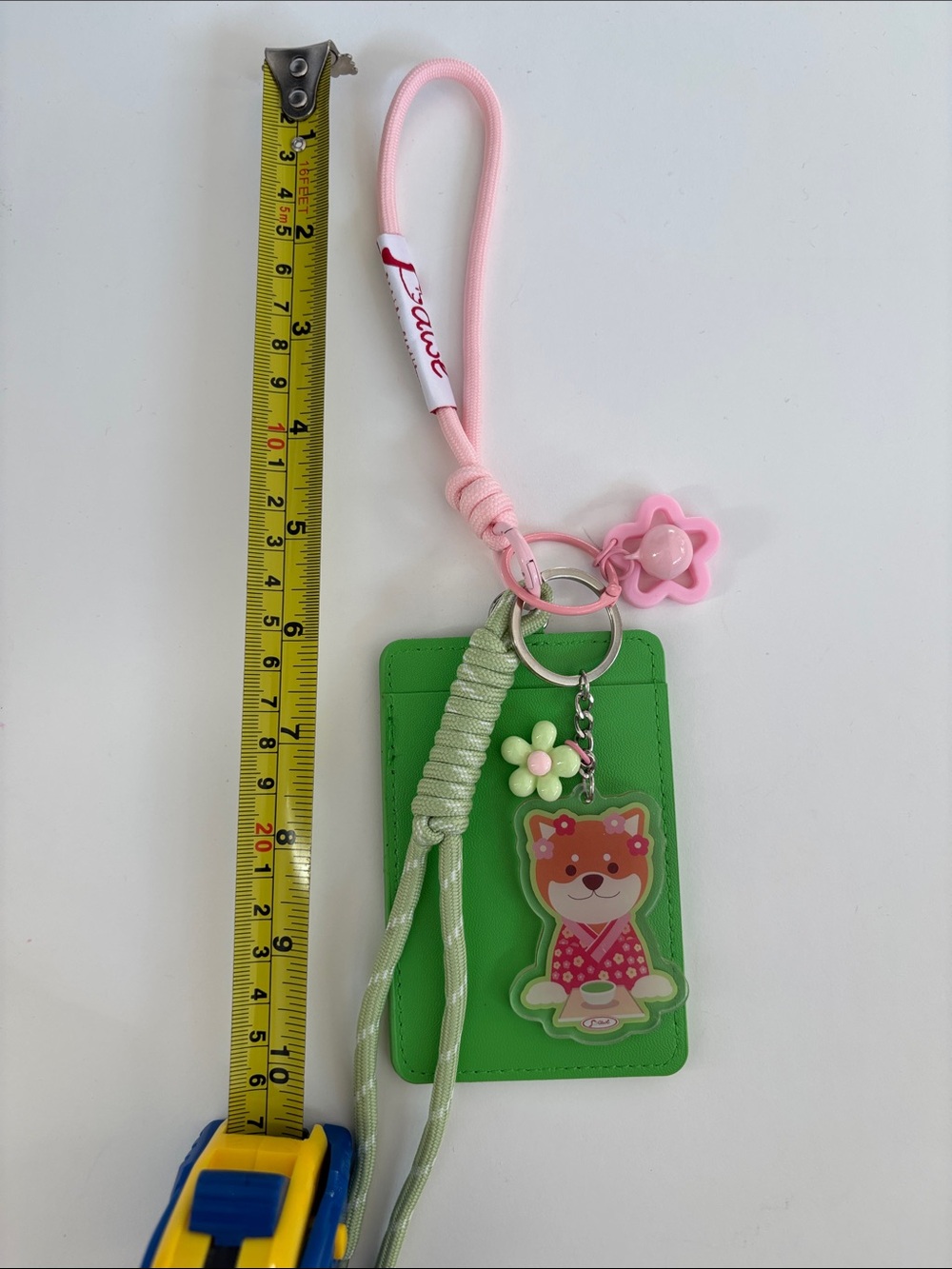 🇨🇦Shiba-Inu x Matcha 🍵 Cardholder & Keychain - Picture 6 of 7